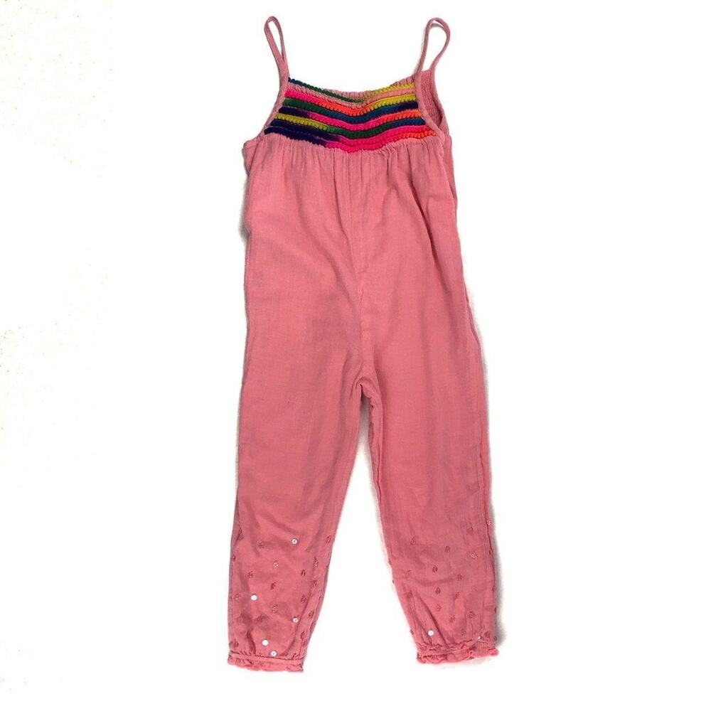 Billieblush Long Pants Coral Romper